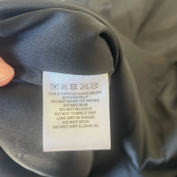 Meshki Bridget corset black satin mini dress - Picture 12 of 13